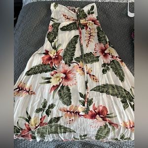 Authentic Hawaiian Strapless Dress